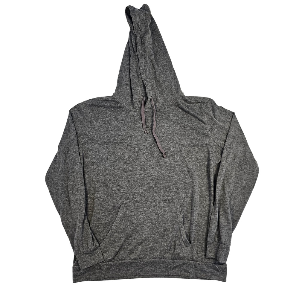 Adam Levine Mens XS Charcoal Heather Gray Pullover Hoodie Lightweight Sweatshirt